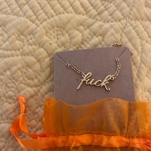 Statement Necklace “f—-“